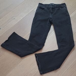 Lucky Brand Jeans Women's sz 2/26 Ava Mid Rise Boot Cut Black Denim Jean